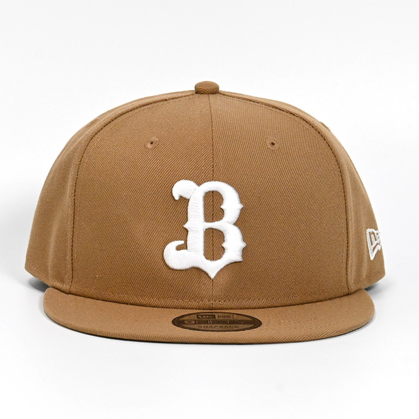 Buffaloes×NEW ERAキャップ 9FIFTY/Bロゴ カーキ×ホワイト