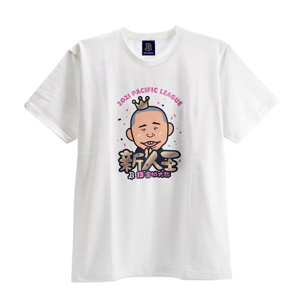 Buffaloes宮城大弥投手新人王記念イラストtシャツ オリックス バファローズ公式オンラインショップ