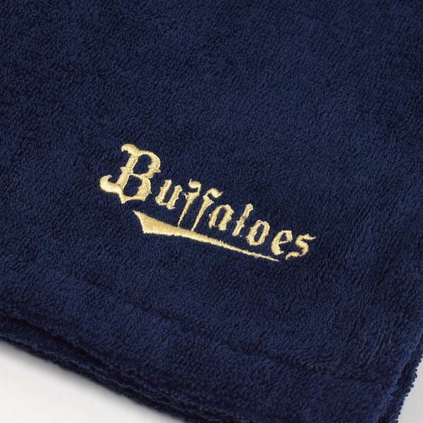 Buffaloes刺繍ロゴスポーツタオル（ネイビー） | オリックス