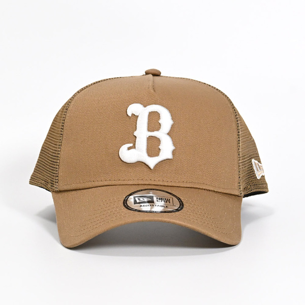 Buffaloes×NEW ERAキャップ 9FORTY/AFTR/Bロゴ カーキ×ホワイト