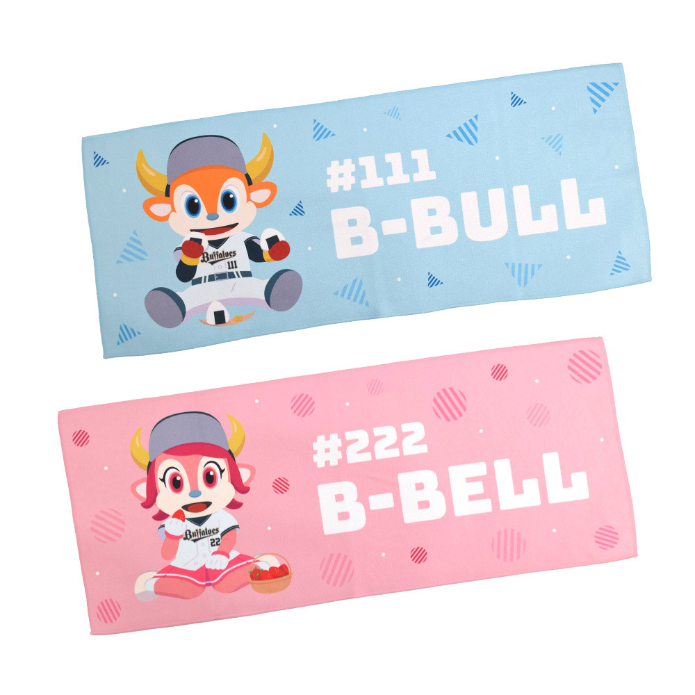 Buffaloesマスコットイラストフェイスタオル | オリックス